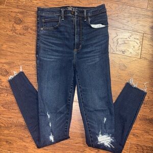 Abercrombie & Fitch Dark Blue Denim